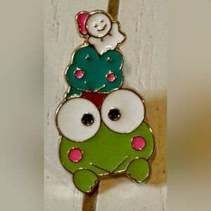 Keroppi Teru Teru Enamel Brooch Pin Hello Kitty & Friends